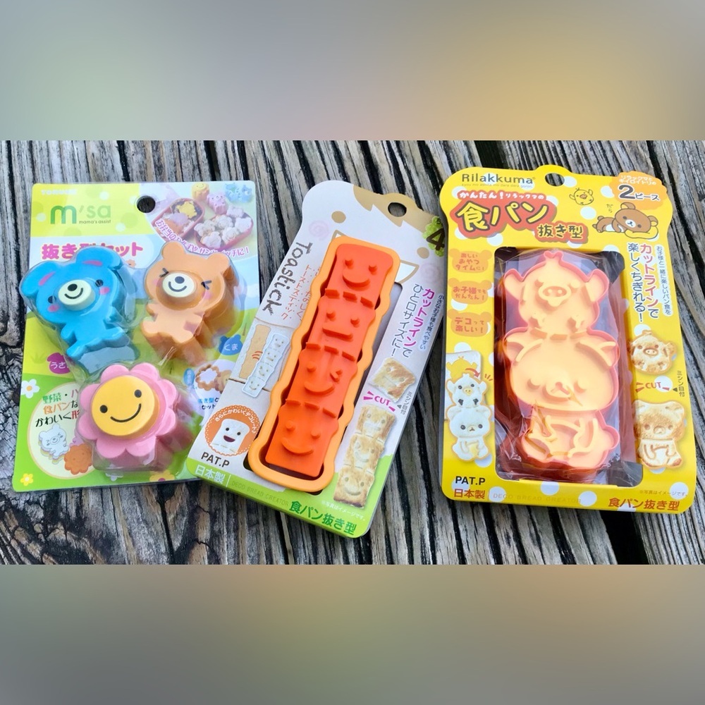 New Overseas Kawaii Bread Sandwich Shape Cutter Finger Foods Molds Cute Food